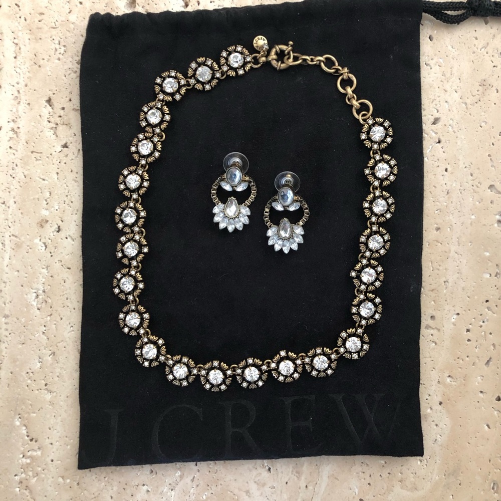 J Crew Rhinestone Necklace